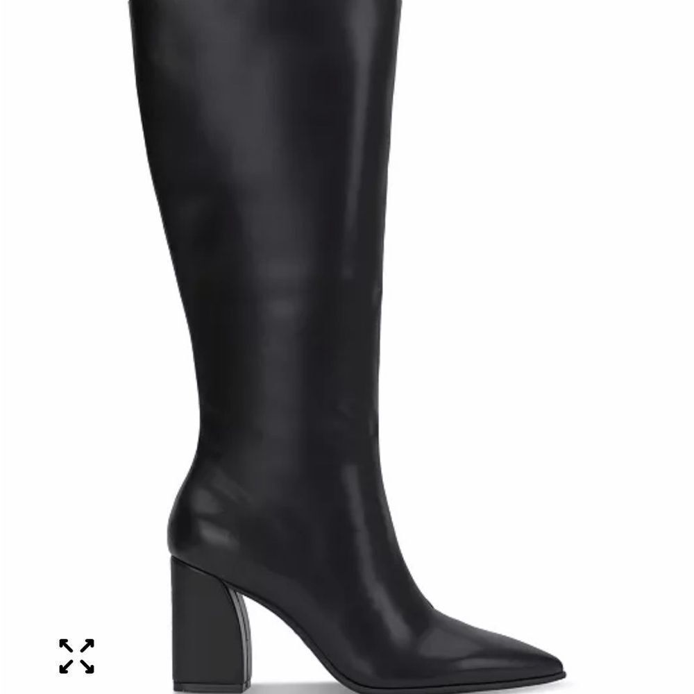 INC International Concepts Black Heeled Boots
